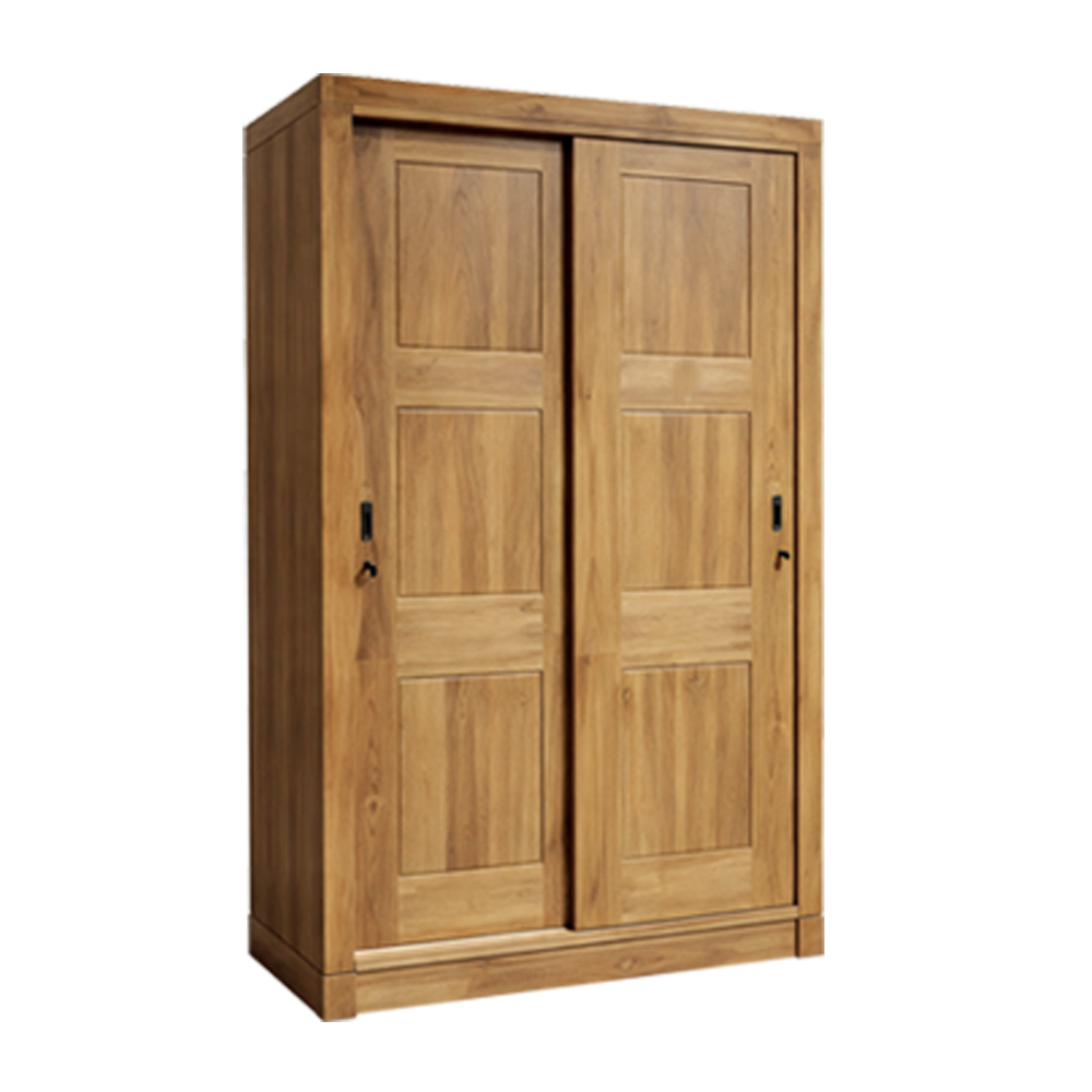 WARDROBE SLIDING 2 DOOR PLAIN 120X60X210CM